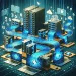Alt text: "Illustration of asynchronous programming in data scraping, showcasing modern tools transforming data extraction processes with efficiency and speed."